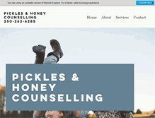 Tablet Screenshot of picklesandhoney.com